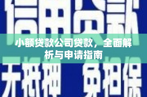 石河子小额贷款公司贷款，全面解析与申请指南