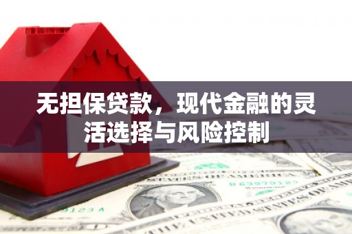 石河子无担保贷款，现代金融的灵活选择与风险控制