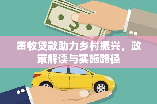 石河子畜牧贷款助力乡村振兴，政策解读与实施路径