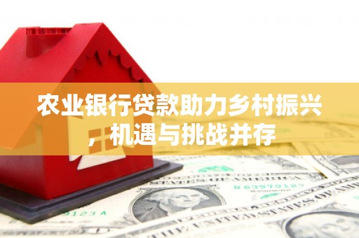 石河子农业银行贷款助力乡村振兴，机遇与挑战并存