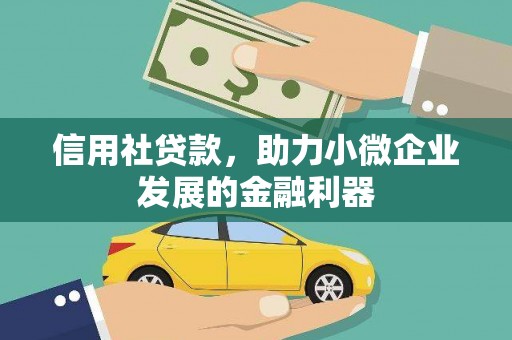 石河子信用社贷款，助力小微企业发展的金融利器